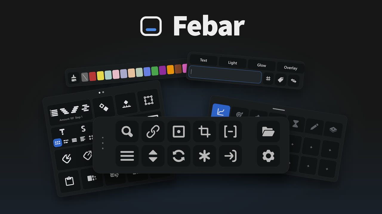 Febar 패널 화면
